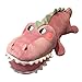 LNNXY Crocodile Ragdoll Longue Bande Oreiller Dormir Pincer Oreiller poupée Fille Mignon Super Doux en Peluche 90 cm Rose