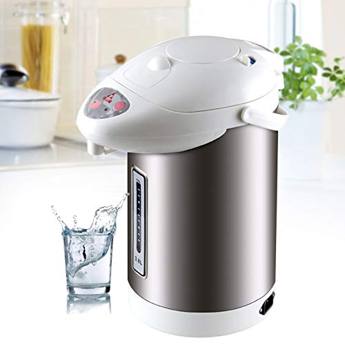 Elektrischer Thermopot Heißwasserspender, 750W 3,8 L Glühweinkocher Dispender, Edelstahl Heißwasserspender, Glühweinkocher, für Schule, Haushalt, Büro Elektrischer Thermopot Heißwasserspender, 750W 3,8 L Glühweinkocher Dispender, Edelstahl Heißwasserspender, Glühweinkocher, für Schule, Haushalt, Büro