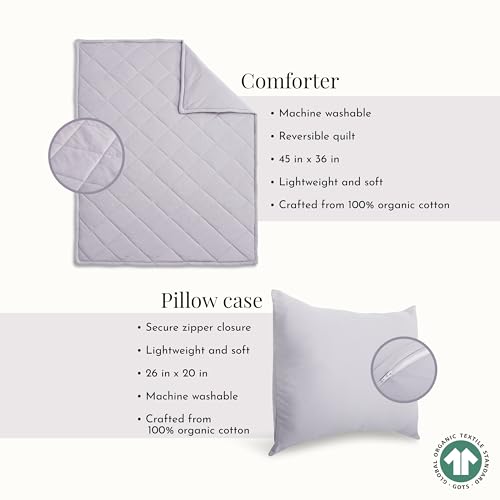 Image of Evolur Be Wild 3 Piece Toddler Bedding Set, Super Soft and Breathable Toddler Bedding, Machine Washable, Includes Fitted Sheet, Comforter and Pillow Case