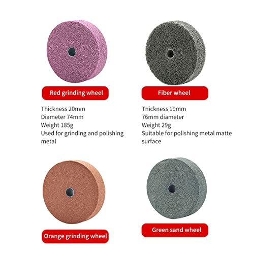 ALMVIS Grinding Machine Small Household Knife Grinder Jade Mini Electric DIY Polishing Machine Dental Table Grinder Polisher Sanding knife sharpening kit(Double shaft power) 3 ALMVIS Grinding Machine Small Household Knife Grinder Jade Mini Electric DIY Polishing Machine Dental Table Grinder Polisher Sanding knife sharpening kit(Double shaft power) - Image 3