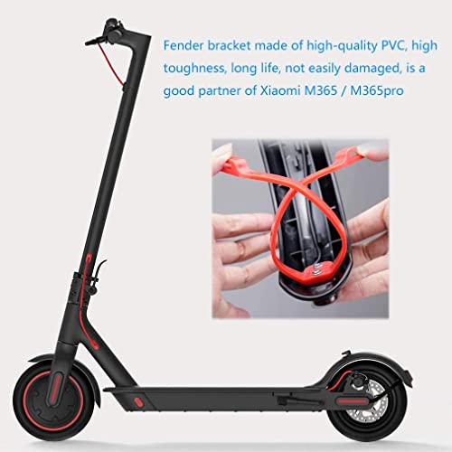 Guardabarros Trasero para Xiaomi M365/M365 Pro, Accesorios De Repuesto para Scooter Eléctrico, Soporte De Guardabarros para Scooter Eléctrico, con Tornillos Y Tuercas