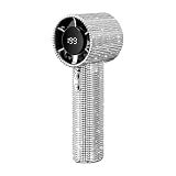 TWTCZOZ Ventilatore Portatile Full Diamond, Mini Ricaricabile, Digitale per, Argento