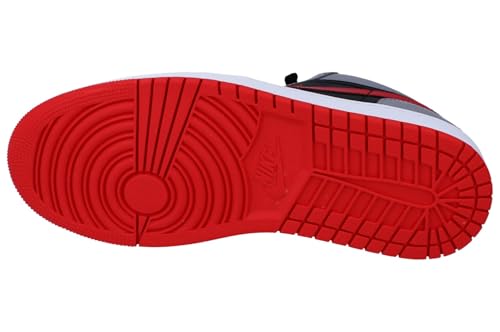 Image of AIR Jordan 1 Low-Black /FIRE RED-Cement GREY-WHITE-553558-060-7.5UK