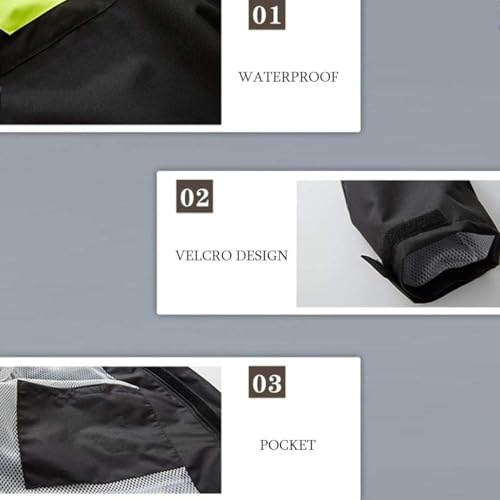 Veste imperméable de randonnée pliable pour camping et travail mixte S