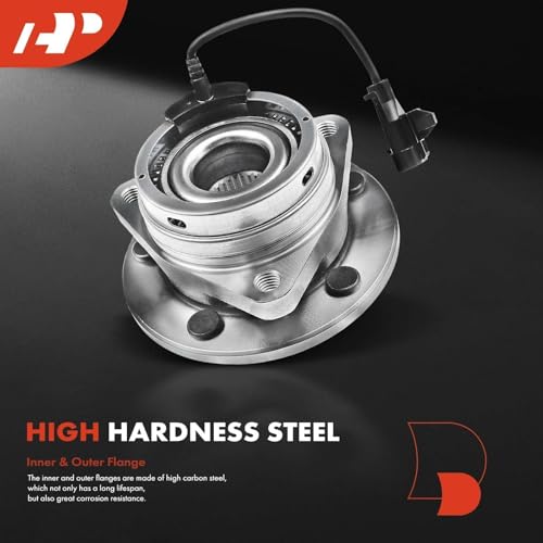 A-Premium 2 x Front Wheel Bearing and Hub Assembly with ABS & 5-Lug Compatible with Chevrolet Malibu 2004-2012, HHR SS 2008-2010, Cobalt SS 2008-2010, Pontiac G6 2006-2010, Saturn Aura 2007-2009 by A-Premium - Used condition - Image 5