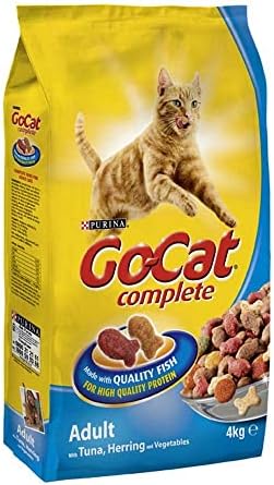Go-Cat Purina Complete Tuna, Herring And Veg Adult Cat Food - 4kg