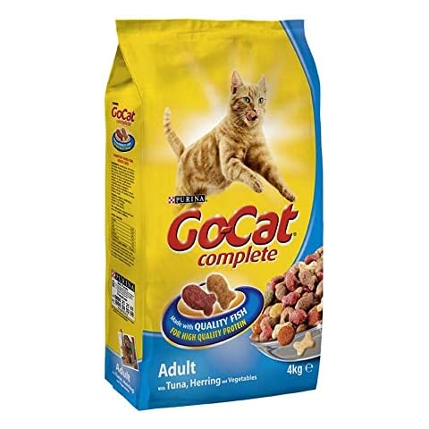 Go-Cat Purina Complete Tuna, Herring And Veg Adult Cat Food - 4kg Cover