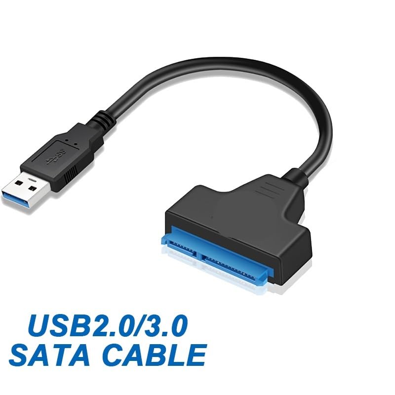 Cable Adaptador USB 3.0 a SATA 20 cm para Disco 2.5" miniatura 3