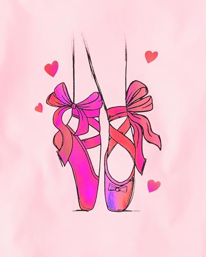 The Children's Place Girls' Long Sleeve Graphic Top with Back Detail2