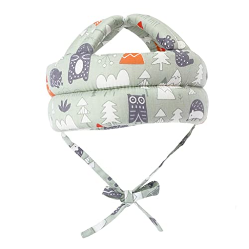 Casque de sécurité bébé avec absorption de choc et rembourrage éponge réglable