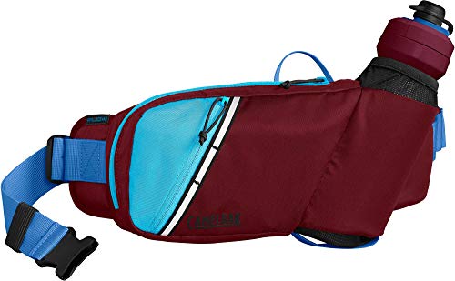 CamelBak Podium Flow Hydration Belt 21 oz, Burgundy/Lake Blue