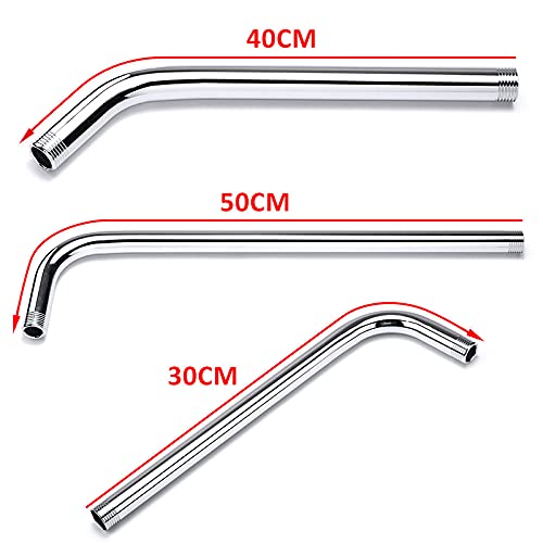 Bras de douche extensible acier inoxydable accessoire salle de bain - 4