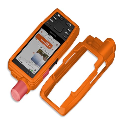 Coque Garmin GPSMAP H1 antichoc orange avec vitres de protection - 3