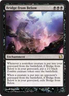 Magic The Gathering - Bridge from Below - Modern Masters