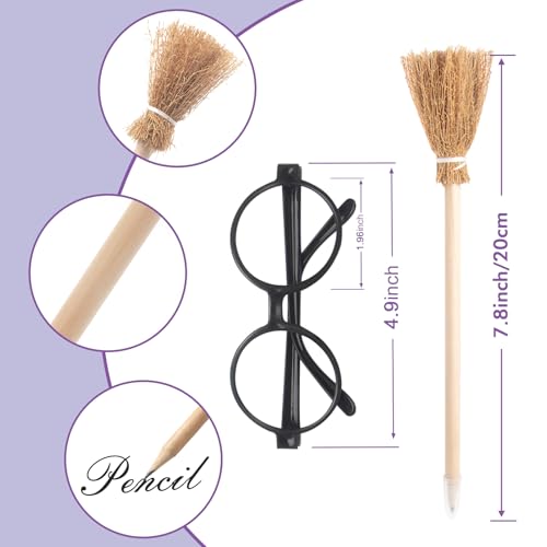 image for Col-Pary Party Supplies Kit -Black Round Glasses with Round Frame No L