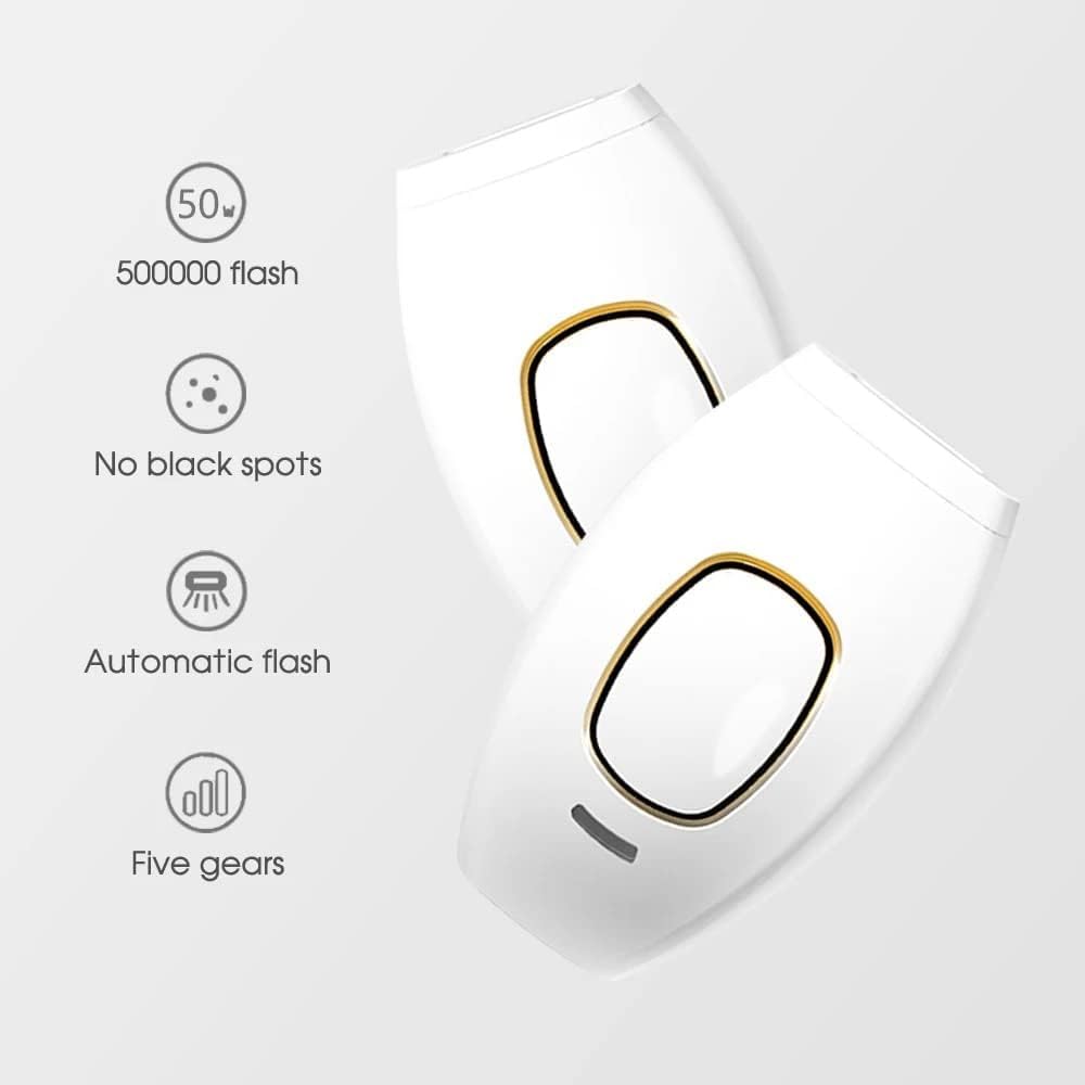 IPL Hair Removal Device, with 5 Energy Level,500,000 Flashes,3