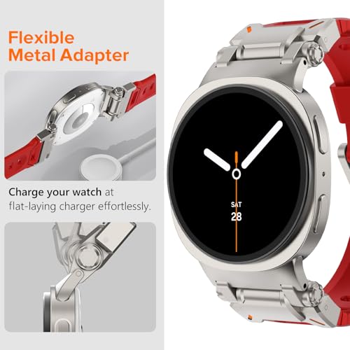 KADES Rugged FKM Sport Band for Galaxy Watch 9/8 & 8 Classic - image 4