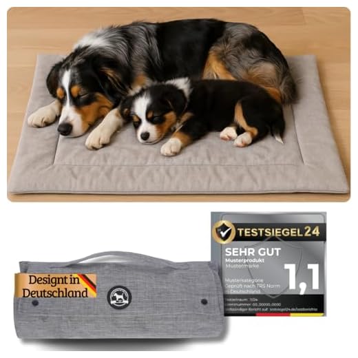 Rutschfeste Hundedecke für Reisen