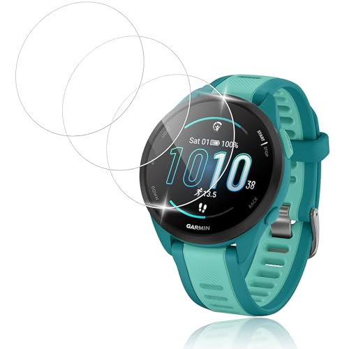 Nutmeg�y3���Z�b�g�zGARMIN Forerunner 165/165 Music �p �K���X�t�B���� ���{���Ɏq�� Forerunner 165 �ی�t�B���� 9H�d�x �����ߗ� �����^ �S�ʕی� �ϏՌ� �����x�^�b�` ��U�h�~ �����z�� �C�A�Ȃ�