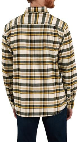 Image of Carhartt Men's Rugged Flex Relaxed Fit Midweight Flannel Long-Sleeve Plaid Shirt