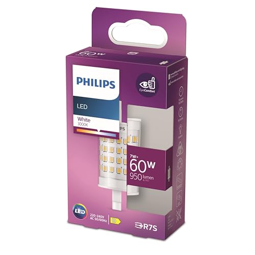 Philips   Bombilla LED 60W R7S 78mm luz blanca cálida, no regulable