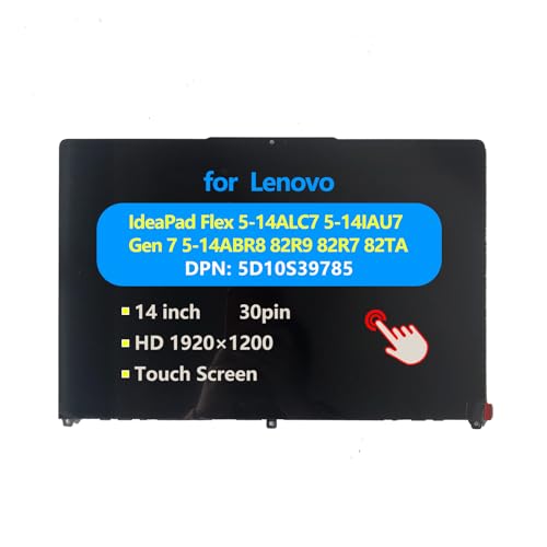 Image of 5D10S39785 Replacement Laptop for Lenovo IdeaPad Flex 5 14IAU7 Touch Screen Digitizer Assembly LCD Display Module with Bezel