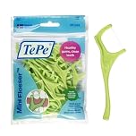 TePe Mini Flosser, 36 pezzi, filo interdentale per denti, efficace strumento per rimozione della placca interdentale, per una pulizia facile tra i denti, per spazi stretti