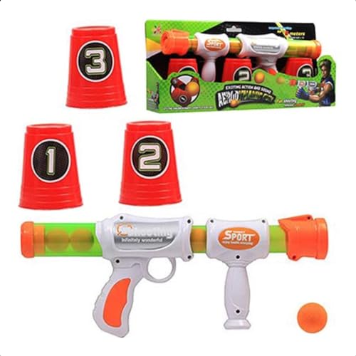 Brinquedo Lan&ccedil;ador de Bolas Com Alvo Ball Strike