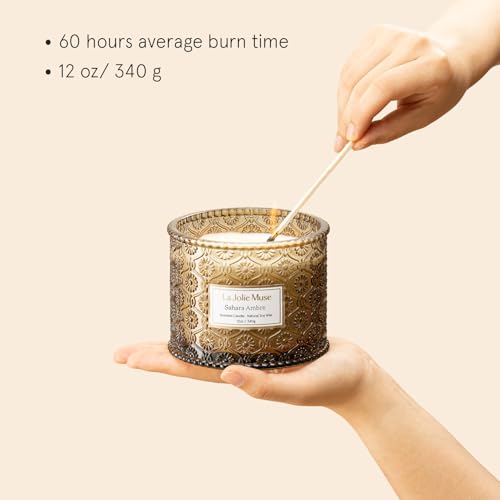 La Jolie Muse Amber Candle, Scented Candles For Home thumb #4