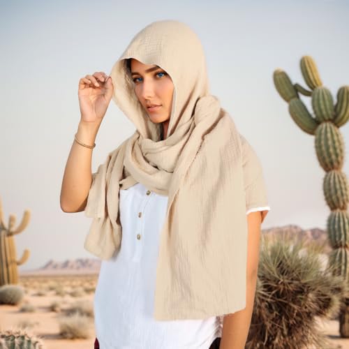 Unisex Fashion Shawl Scarf Capes Medieval Cape Shawl Scarfs Hooded Linen Hooded Cowl4