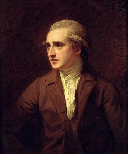 Toile peinture murale portrait de Charles Greville par George Romney 60x90cm