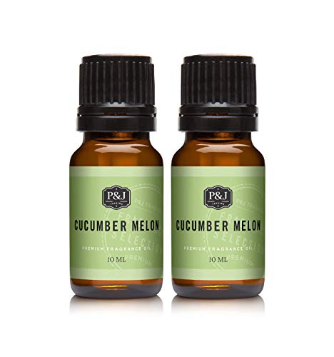 P&J Trading Fragrance Oil | Cucumber Melon Oil 10ml 2pk - Candle Scents for Candle Making, Freshie Scents, Soap Making Supplies, Diffuser Oil Scents