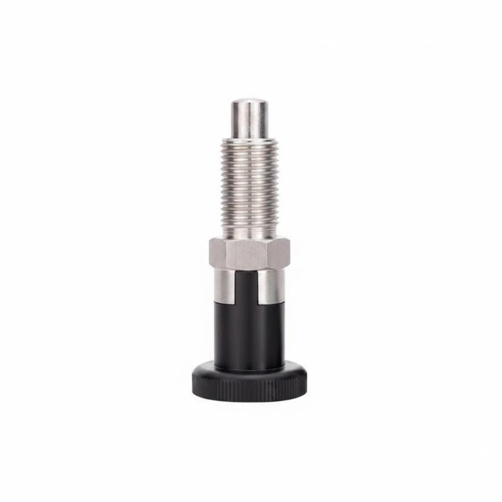 Self-Locking Indexing Plunger Plunger Fine Thread Indexing Plunger Anti-Corrosion Coil Loaded Plunger Easy Adjustability, M10-1.0, Ss Self-Locking-image-20