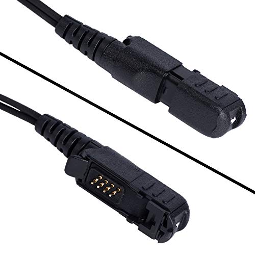 2 Cables de vigilancia acústicos walkie talkie Motorola XPR3300 PTT 6