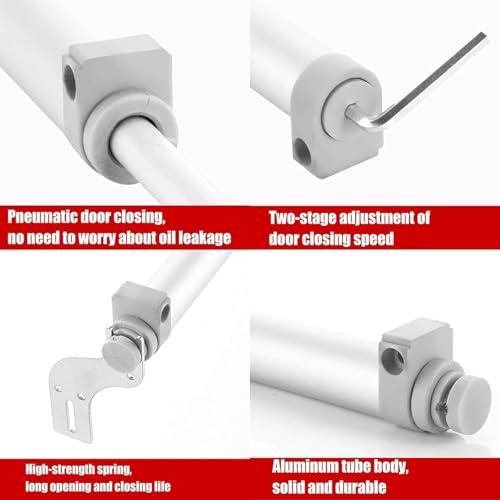 Cierrapuertas corredero automático de velocidad ajustable para terraza 6