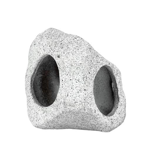 魚缸隠れ家 陶器製 巣穴 繁殖 休息 隠れ場所 エビ メダカ ベタ 熱帯魚 水槽アクセサリー 安全無害 苔付き ナチュラル レイアウト 小型魚 シュリンプ 繁殖ケア 生体保護 水質改善 ろ過バクテリア 花崗岩風 9x8x8.5cm