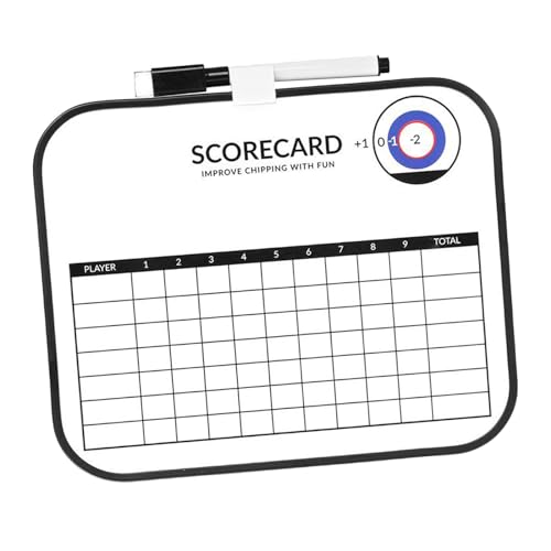 Colaxi Golf Scorecard Board, in Golf with Pen, Whiteboard, Erasable Scoreboard for Golf Game