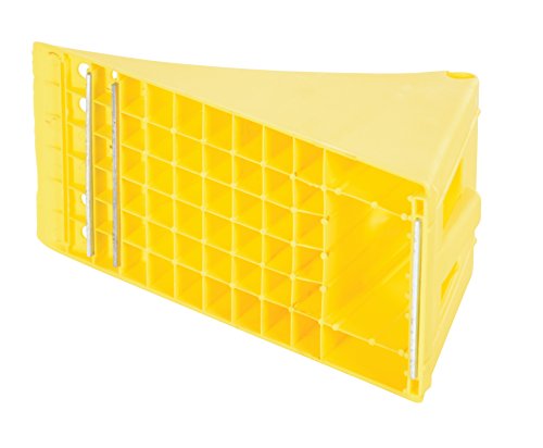 Vestil PLWC-Y Plastic Large Wheel Chock 18-1/2 in. x 7-1/4 in. x 9 in. Yellow