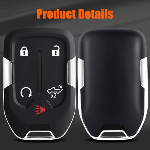 Coque de clé Chevrolet Silverado cassée ? Remplacement boîtier 5 boutons GMC Sierra - 6