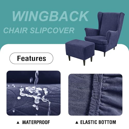 Juego de fundas elásticas impermeables que protegen tu sillón de manchas facilitando la limpieza 5