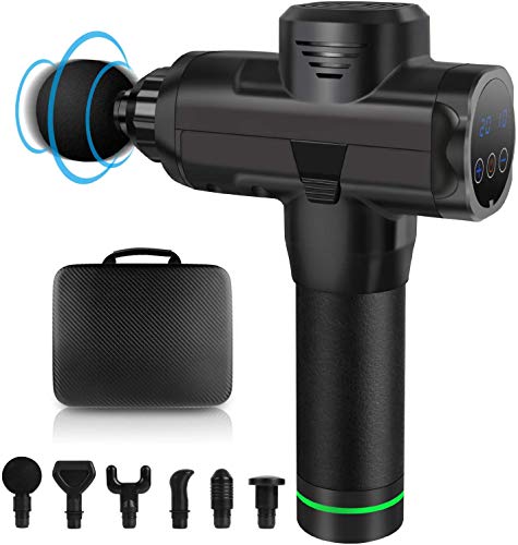 Bodybay Personal Percussion Massage Gun Vibration Deep Tissue Percussion Massager Handheld Deep Muscle Quiet Massager for Athletes Pain Relief and Muscle Recovery