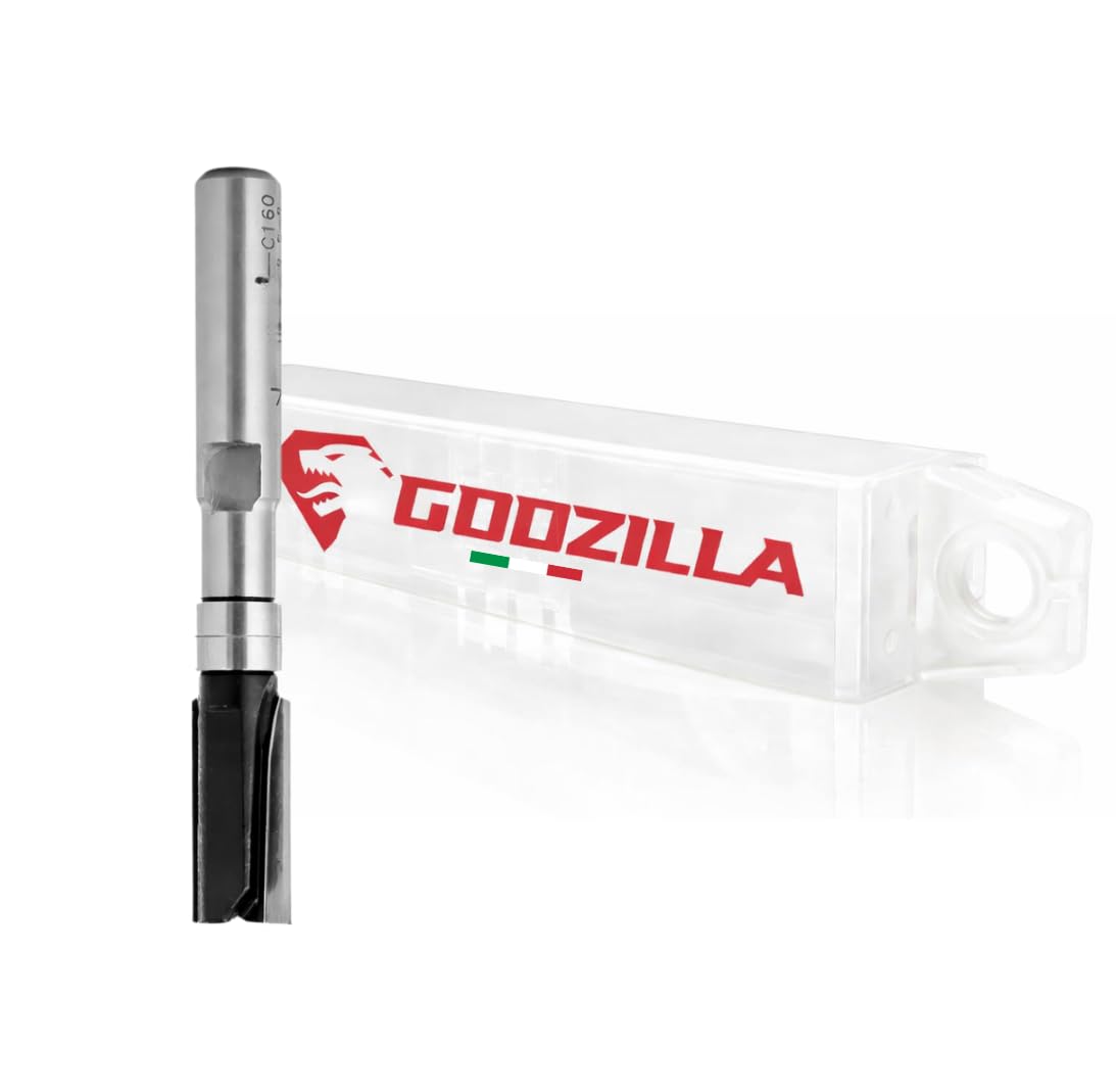 Fresa a copiare con cuscinetto per legno, diametro 4,8 mm, gambo 6 mm, per fresatrice verticale e rifilatore - GodzillaBits (la più scelta) LTS160M.048