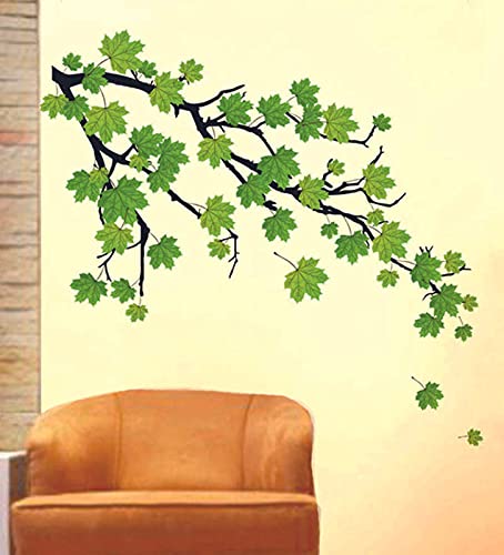 Meet Cute™ Green Leaf Wall Sticker for Living Room, Bed Room, Kide Room Size 56 X 61 CM (B09G21ZVL6) Amazon Price History, Amazon Price Tracker