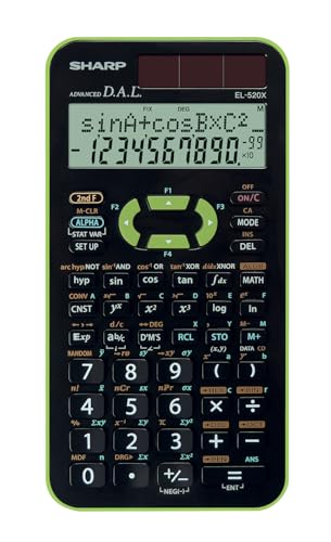 Calculatrice scientifique SHARP EL520TSBGR grise pour lycée et examens