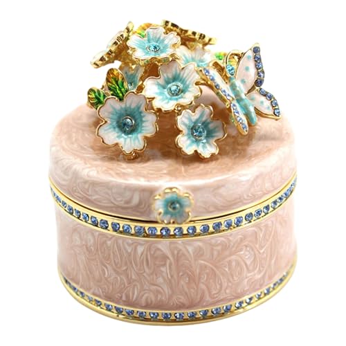 Boîte à bijoux papillon et fleur, le cadeau idéal pour ranger ses colliers - 2