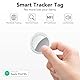 Smart Air Tracker Tags, Schlüsselfinde Kompatibel mit Apple Wo ist? APP (iOS NUR, Android Not Supported), Bluetooth Tracker für Gepäck/Taschen/Koffer, Air Tags Austauschbare Batterien-Weiß 4 Pack