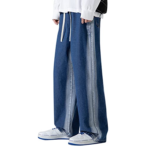 Pantalon de sport décontracté bleu taille 34-37 pour homme avec poche pratique