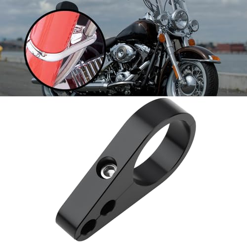 VGOL 1x 1-1/4 Zoll 2-Loch Lenker Kupplung Kabel Klemme Kompatibel Mit Har-Ley Davidson 32mm Lenker