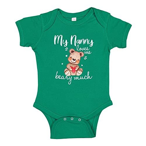 My Nanny Loves Me Beary Much Baby One Piece Bodysuit Or Toddler Shirt Nanny Baby Gift for Baby Boy or Girl
