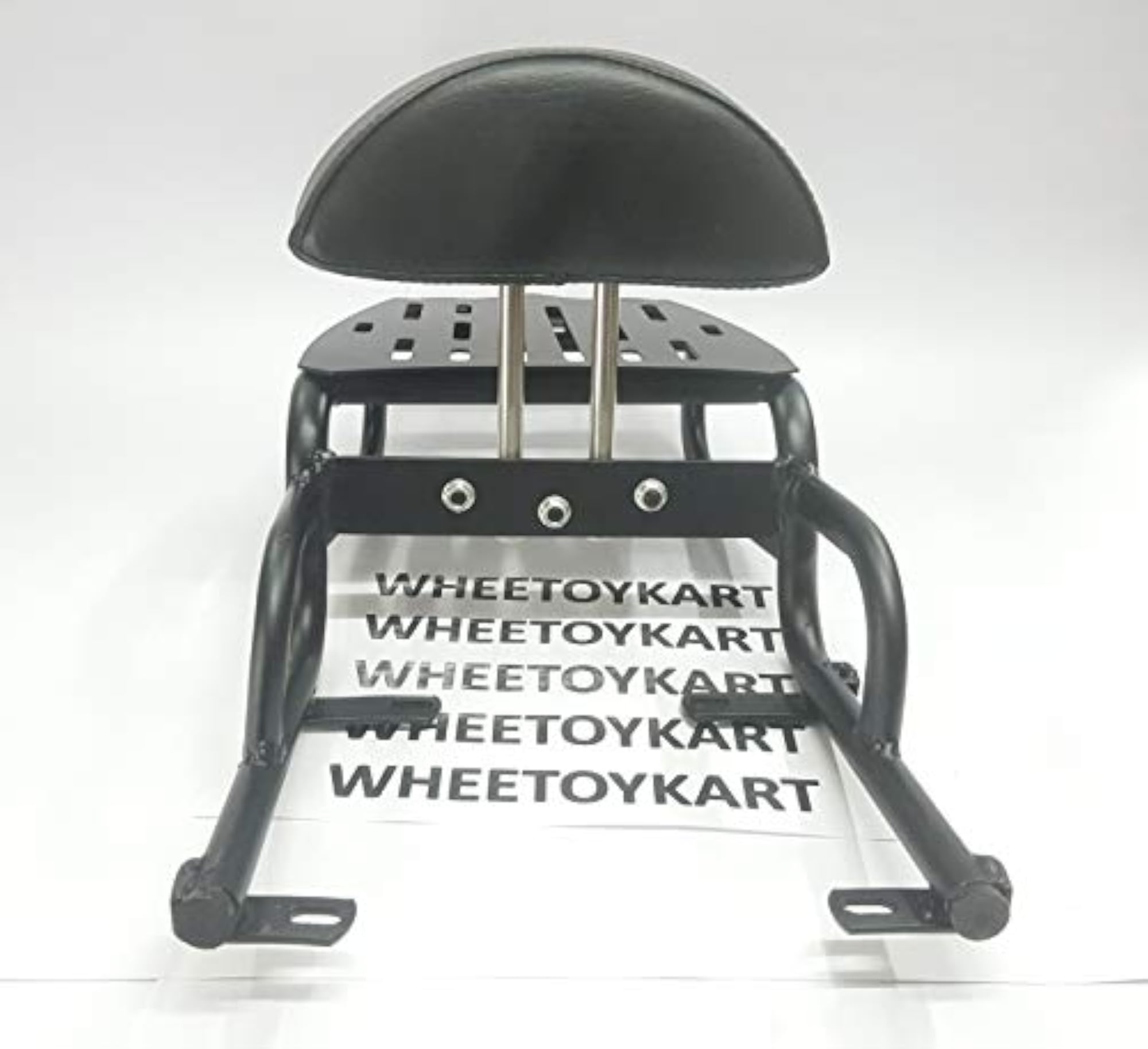 Harley Style Backrest Support Pillion Cushion for Bullet Bike